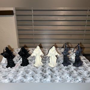 6 Cracker Barrel Halloween Ornament Bundle.